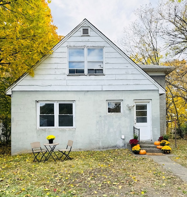 view of back of property