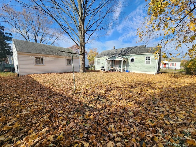 view of back of house