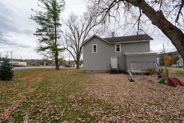 view of back of property