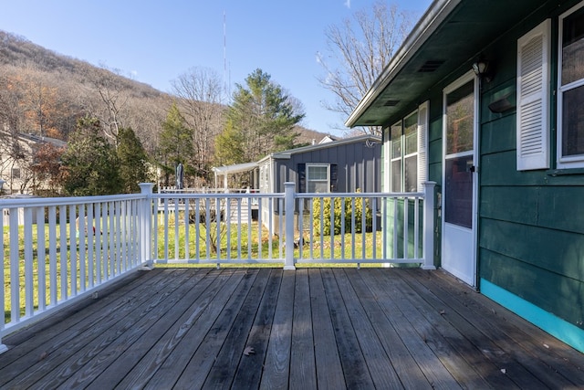 view of deck