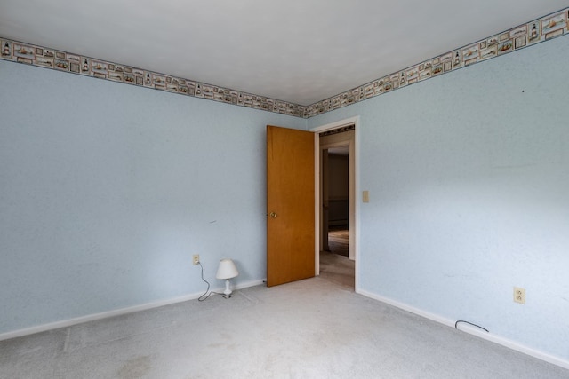 empty room with carpet floors