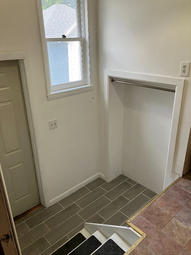 view of clothes washing area