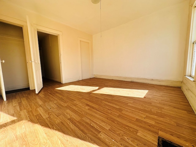 interior space featuring light hardwood / wood-style floors