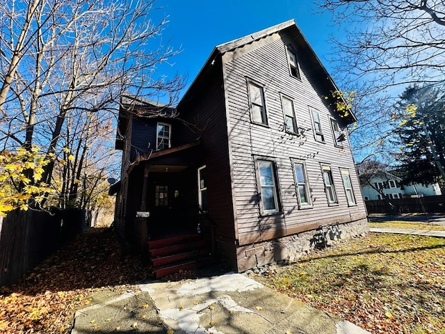 view of property exterior