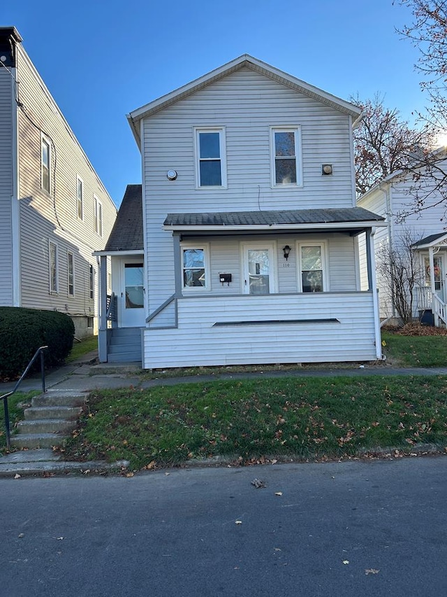 view of front of property