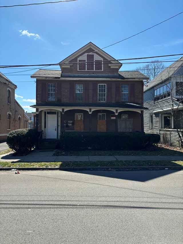 view of front of house with a porch