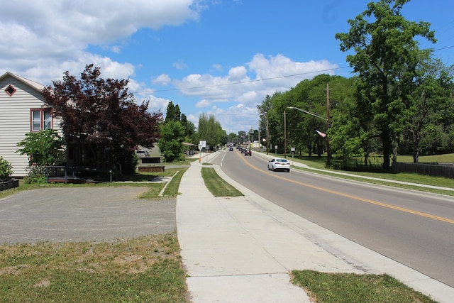 view of road