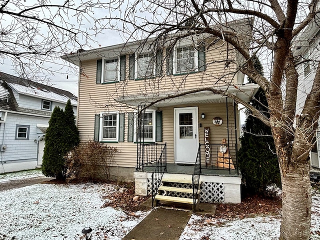 view of front of home