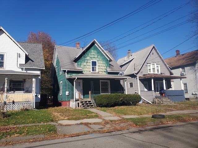 bungalow-style home with a porch