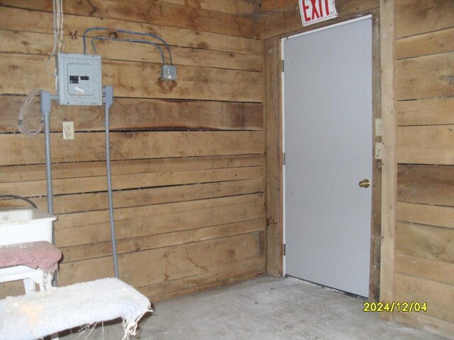 property entrance with electric panel