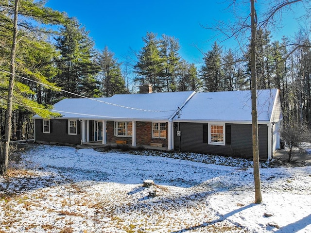 view of ranch-style house