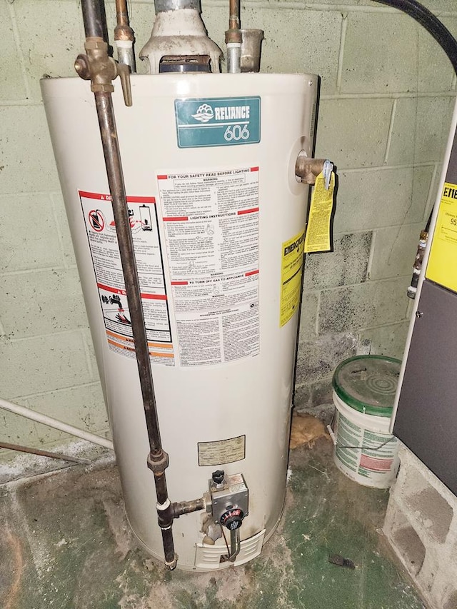 utilities with water heater