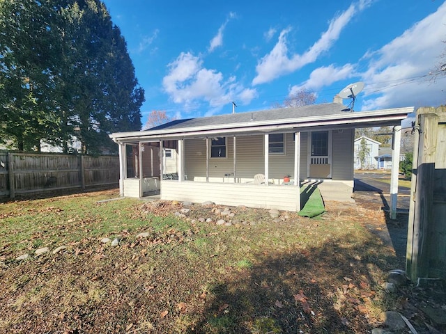 view of rear view of house