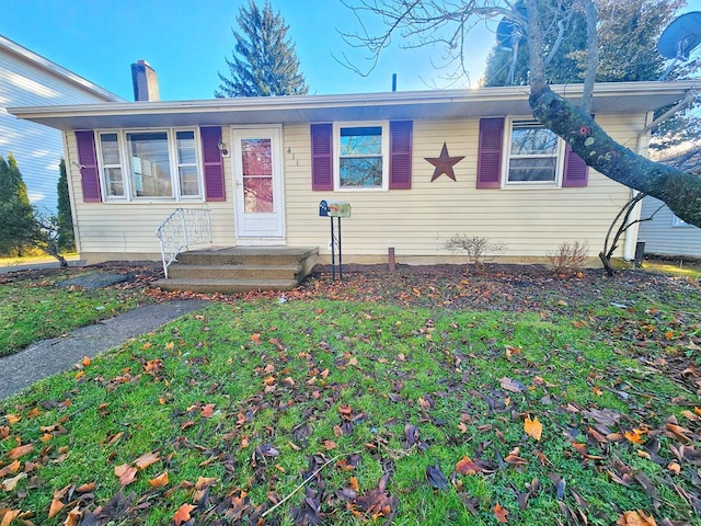 view of front of home