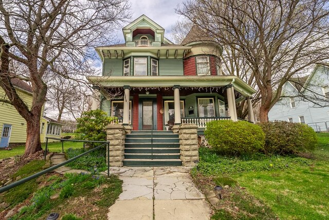 victorian home with a porch