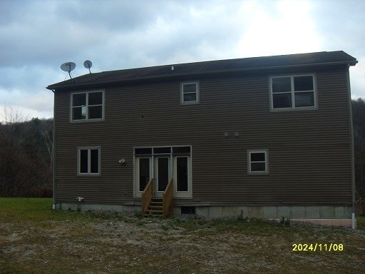 view of back of property