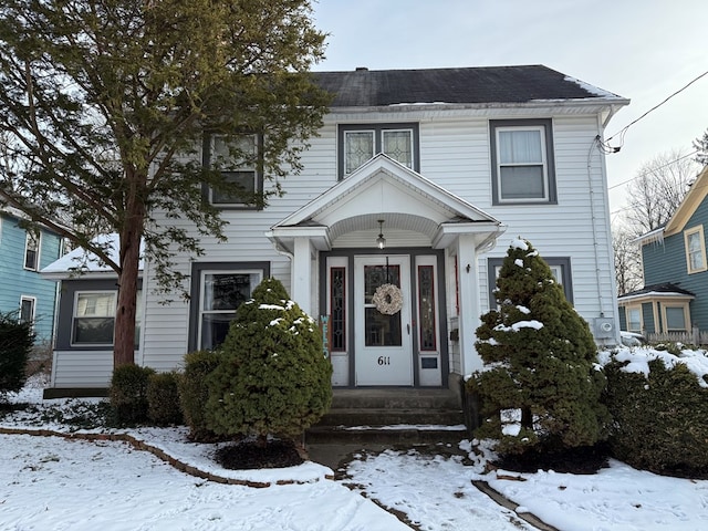 view of front of home