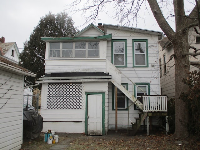 view of rear view of house