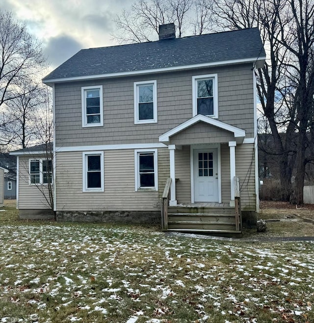 view of front of home