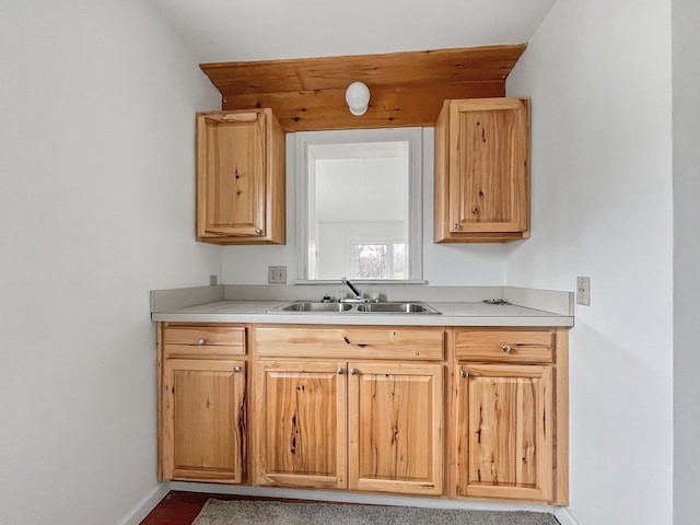 kitchen featuring sink