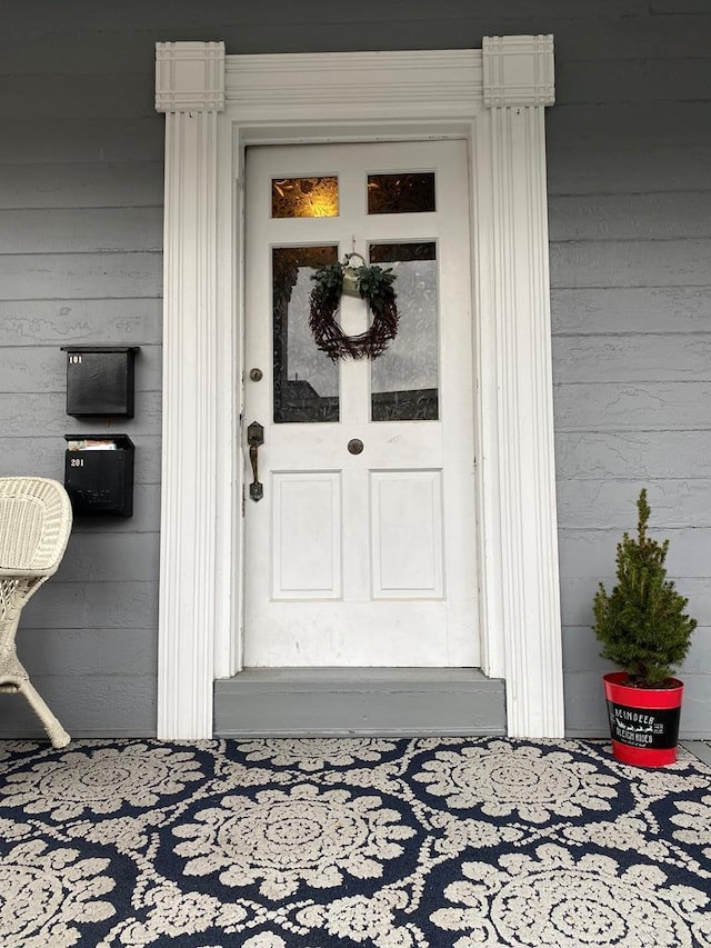 view of entrance to property