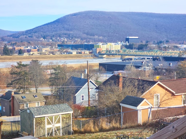 view of mountain feature