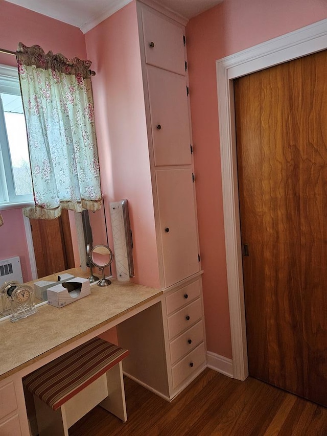 bathroom featuring hardwood / wood-style flooring