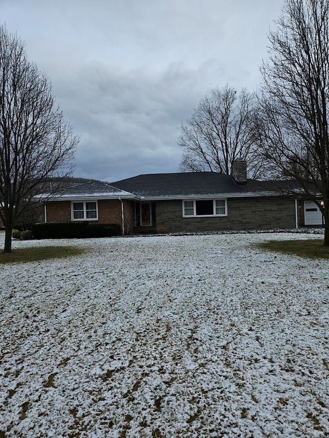 view of front of home