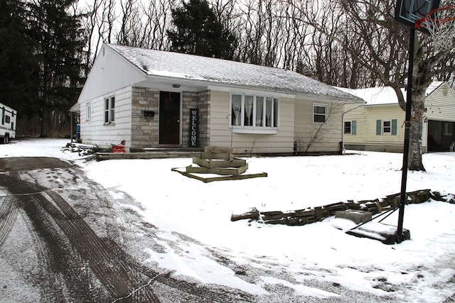 view of ranch-style house