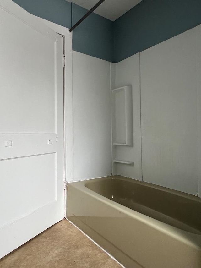 bathroom featuring bathing tub / shower combination