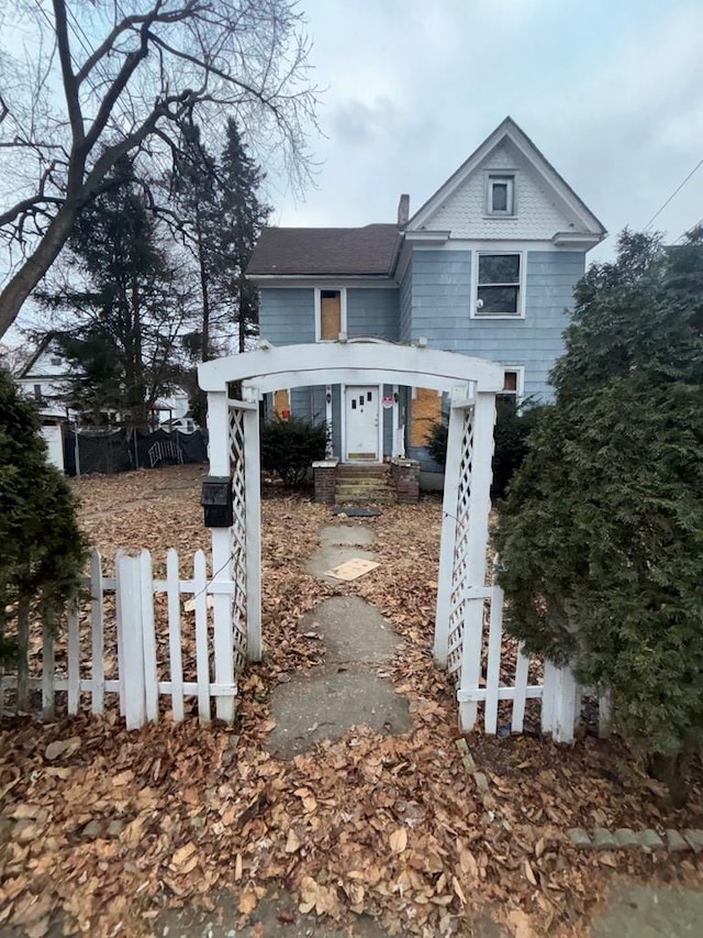 view of front of house