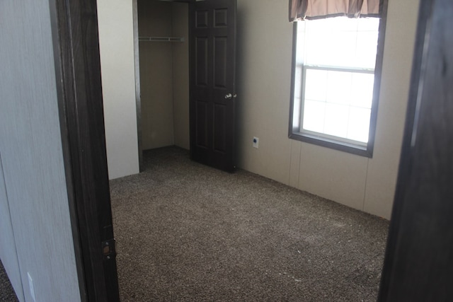 unfurnished bedroom featuring carpet