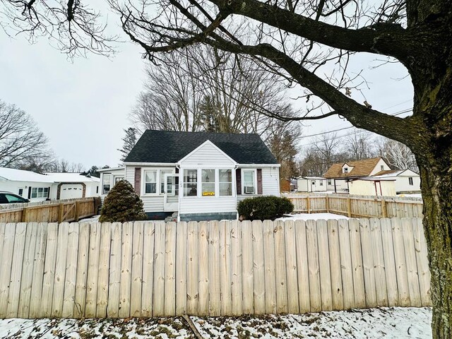 view of bungalow