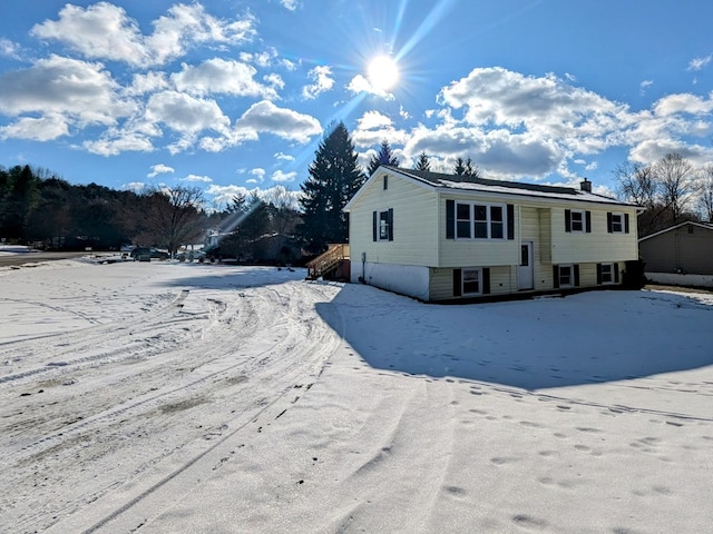 view of front of home