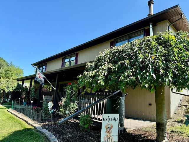 view of front of home