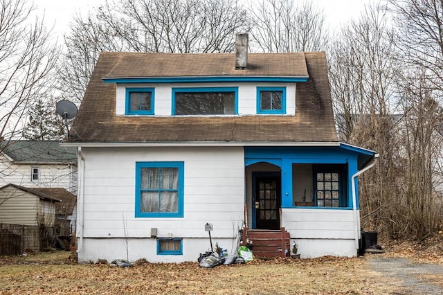 view of front of property