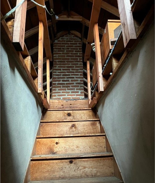 view of stairway