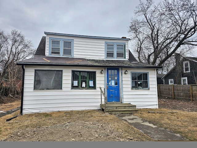 view of front of home