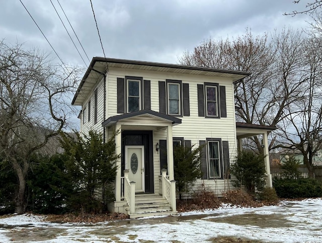 view of front of home