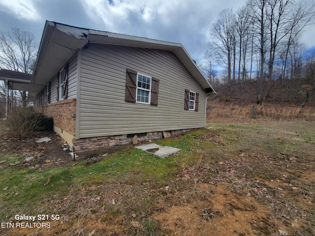 1359 Ditney Trl, Pioneer, TN 37847 - view of side of property with brick siding