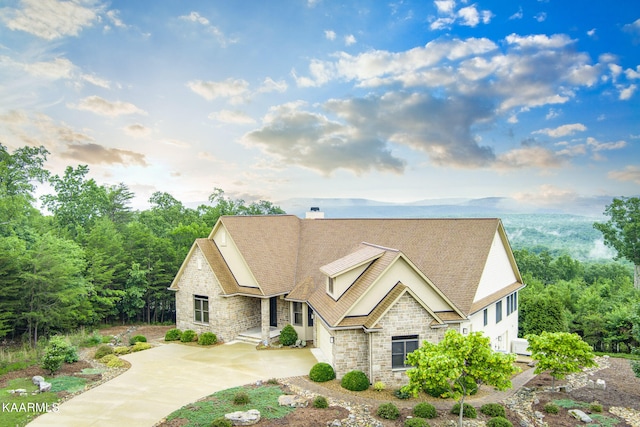 view of front of home