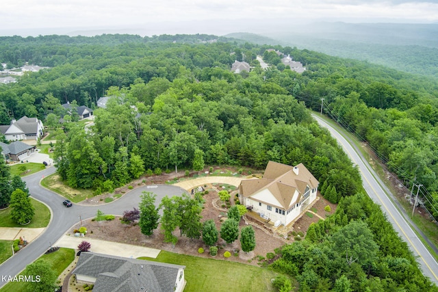 view of aerial view