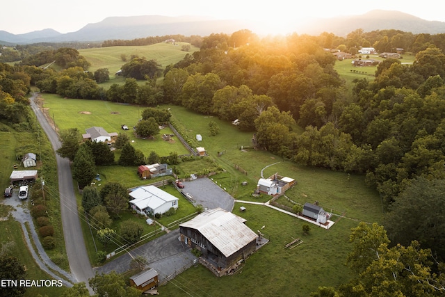 view of aerial view