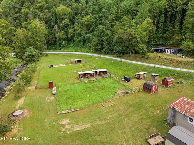 view of drone / aerial view