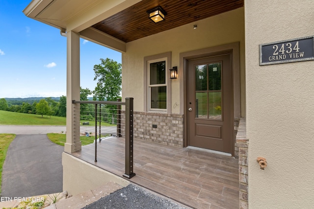 view of entrance to property