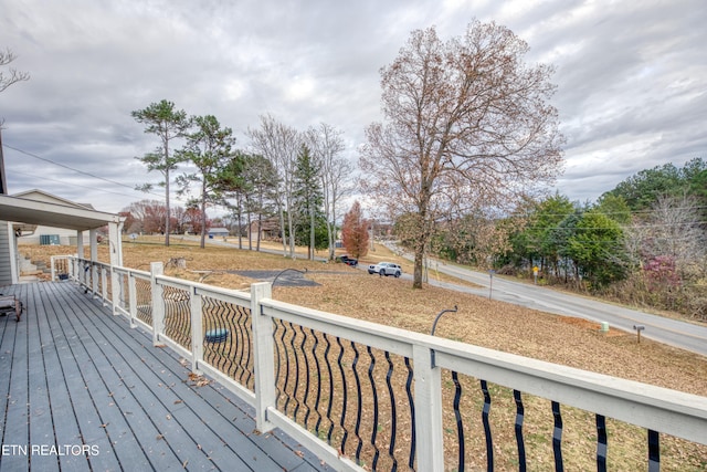 view of deck