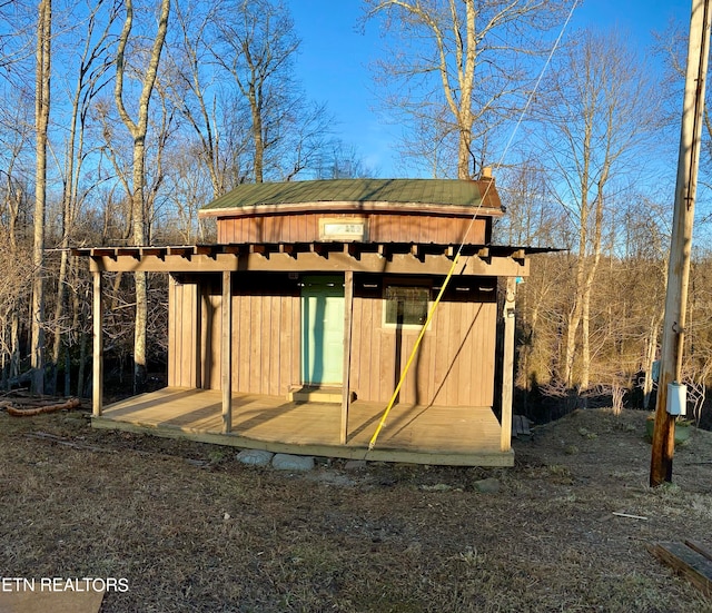 view of shed / structure