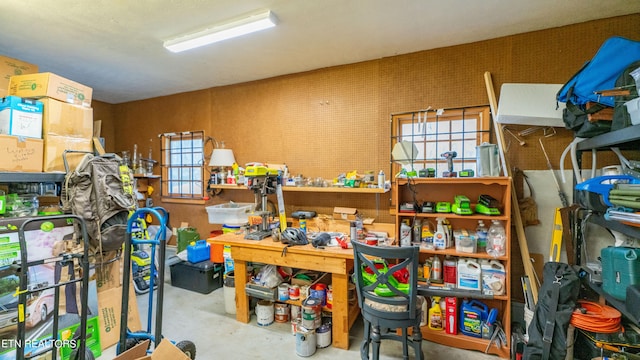 view of storage room