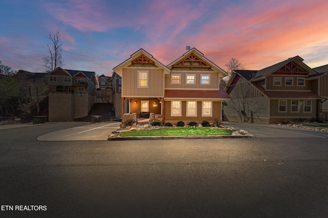 view of craftsman house