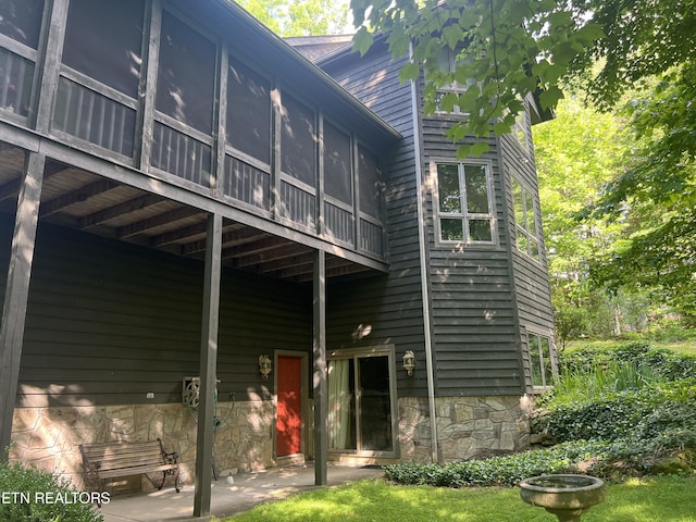 exterior space featuring a patio